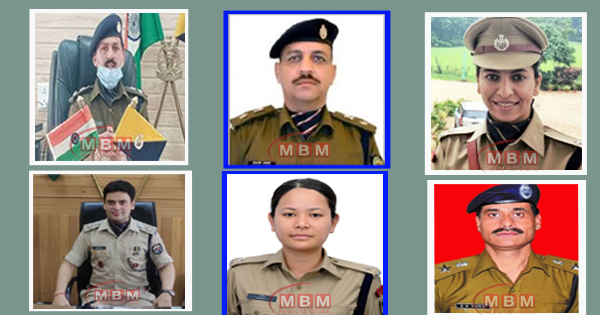 हिमाचल सरकार ने बदले 8 पुलिस अधीक्षक, शिमला की कमान युवा महिला IPS अधिकारी के हाथ