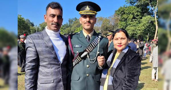हिमाचल : ITBP में तैनात पिता का बेटा बना सेना में लेफ्टिनेंट