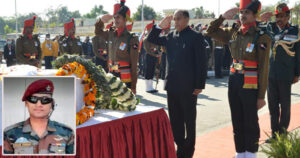 हेलीकॉप्टर क्रैश में शहीद पैरा कमांडो विवेक कुमार के परिवार को 10 लाख की फौरी राहत