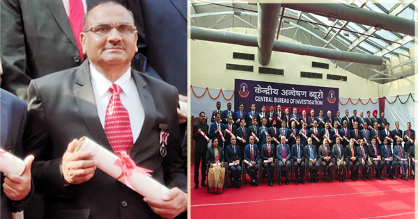 हिमाचल : CBI के सब इंस्पेक्टर चमन लाल शर्मा दिल्ली में पुलिस मैडल से सम्मानित